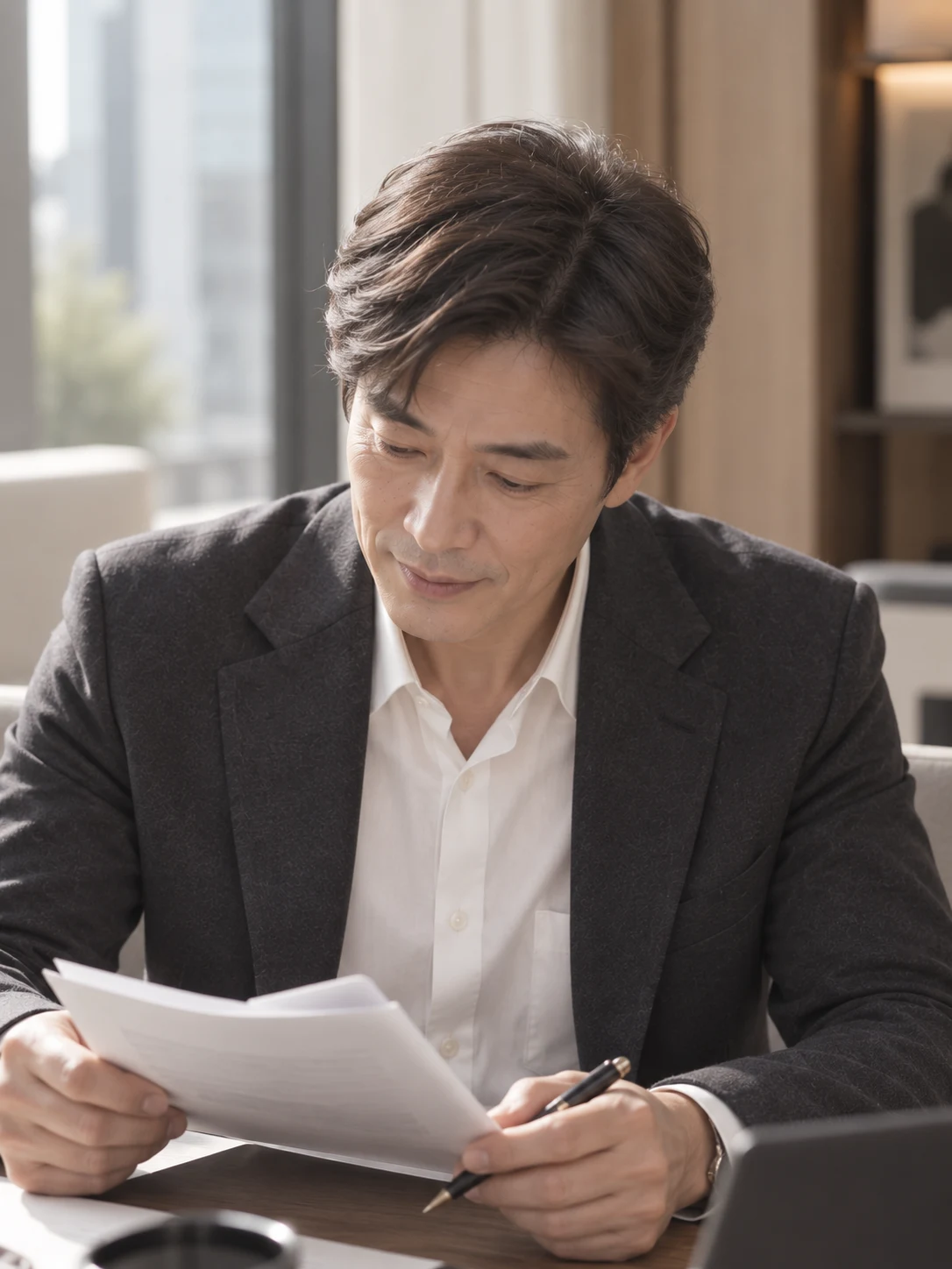 남성 부분가발 스타일 예시